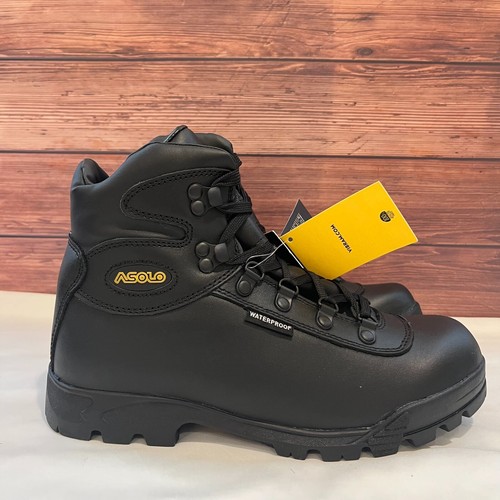 ASOLO Sunrise Black Leather HiTop Men's Outdoor Hiking Boot ASOLO AS