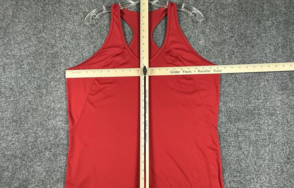 alo-yoga cherry coolfit wicking stretchable sleeveless yoga tank-top