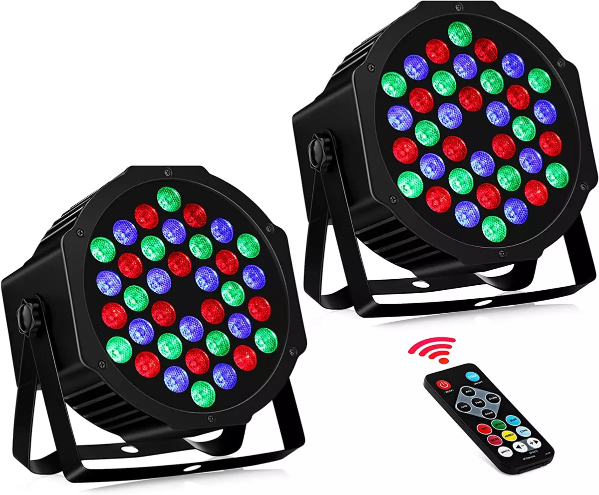 36 LED Stage Lights RGB DJ LED Par Light Remote DMX Controlled