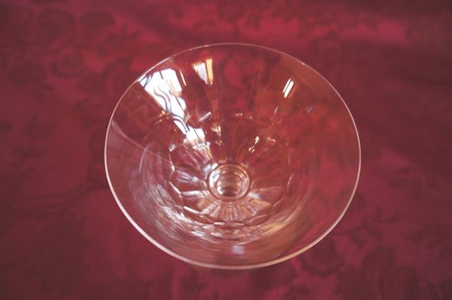 VTG. CLEAR GLASS LIQUEUR GLASSES WTH BEADED ETCHING: SET OF 4 - Bild 3 von 4