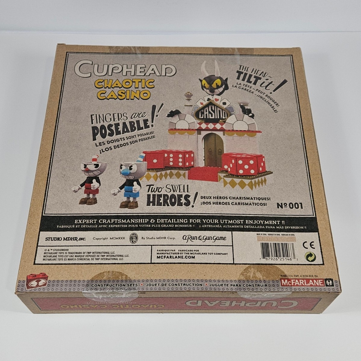 H9 McFarlane Toys Cuphead Chaotic Casino Large Construction