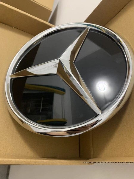 FüR16-22 Mercedes Benz Neu E Serie W213 Grill Abzeichen Silber Stern Emblem Logo-image
