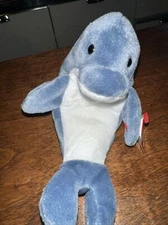 RARE/ RETIRED Ty Beanie Baby Echo the Dolphin 1996 Vintage NEAR MINT CONDITION