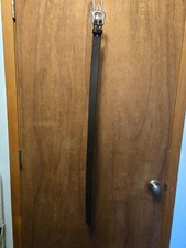 NOCONA Belt Co. Western Belt Size M (40"x1 1/2") Brown Leather Silver Tone Trim