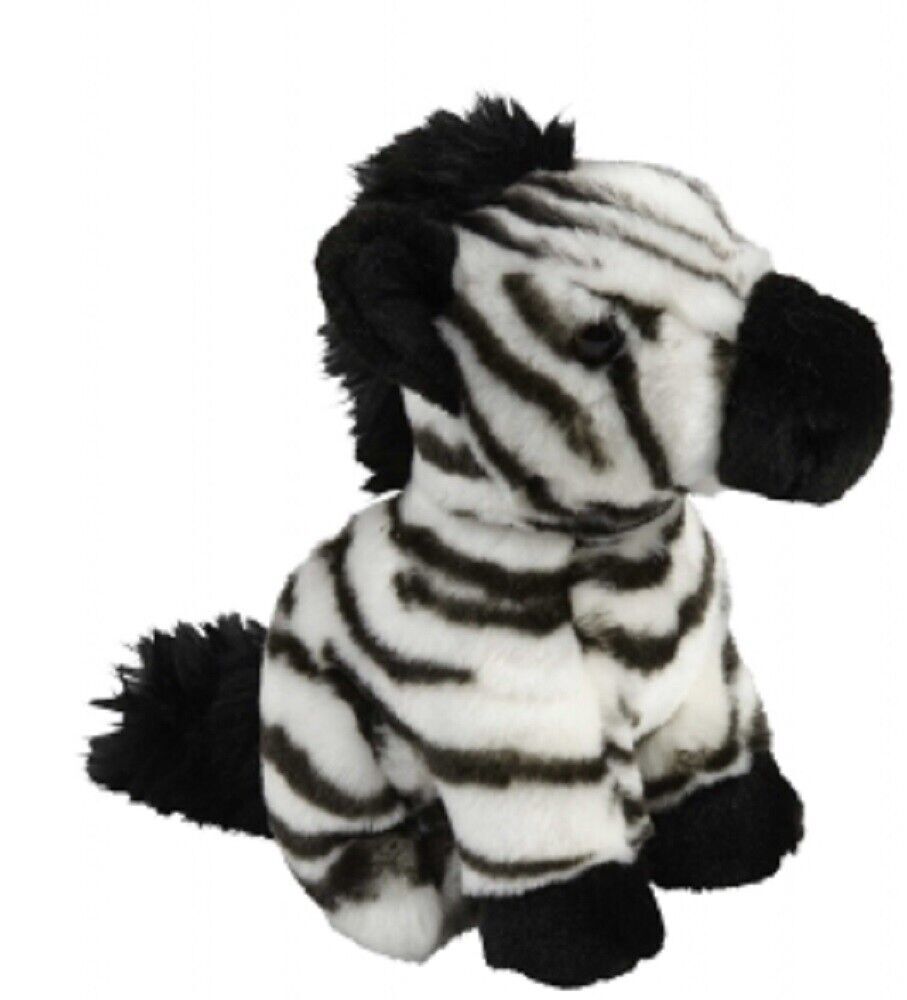 RAVENSDEN SOFT TOY ZEBRA 18CM FRS009Z CUDDLY TEDDY PLUSH CUTE FLUFFY