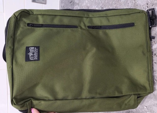 Manhattan Portage 1456BL Back Pack Montauk Weekender Top Quality Olive Green New