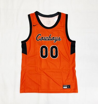 Nike Oklahoma State Cowboys Layup Basketball Jersey Men's L Orange