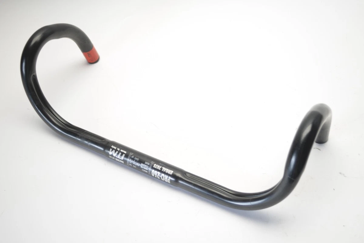 ITM MODELE E5 NOIR ANCIEN GUIDON VELO COURSE BICYCLE HANDLEBARS