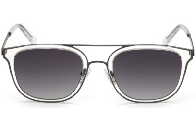 Guess GU6981 01B Black & Clear Plastic Square Sunglasses Frame 54-21-150