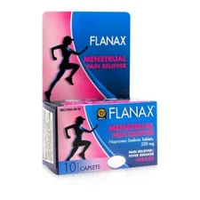 Flanax Menstrual Pain Reliever 10 Caplets
