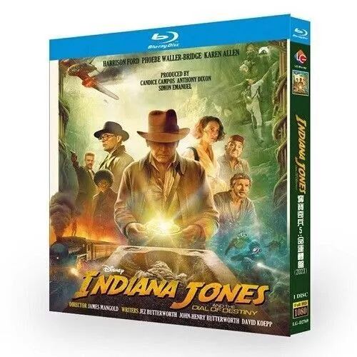 Indiana Jones and the Dial of Destiny (2023)-Blu-ray HD Movie 1 Disc All  Region