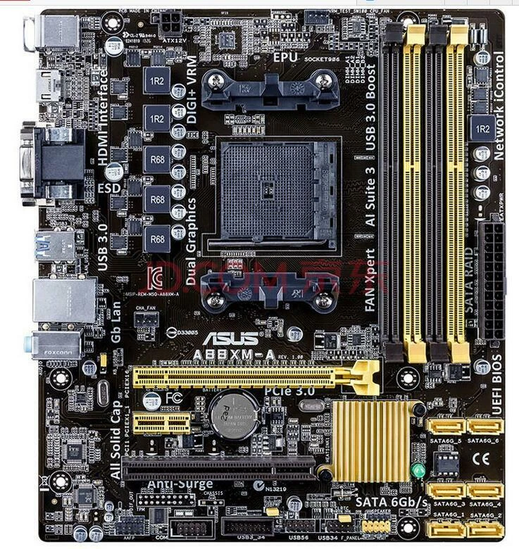 For ASUS A88XM A Socket FM2 Motherboard AMD A88X DDR3 mATX SATA