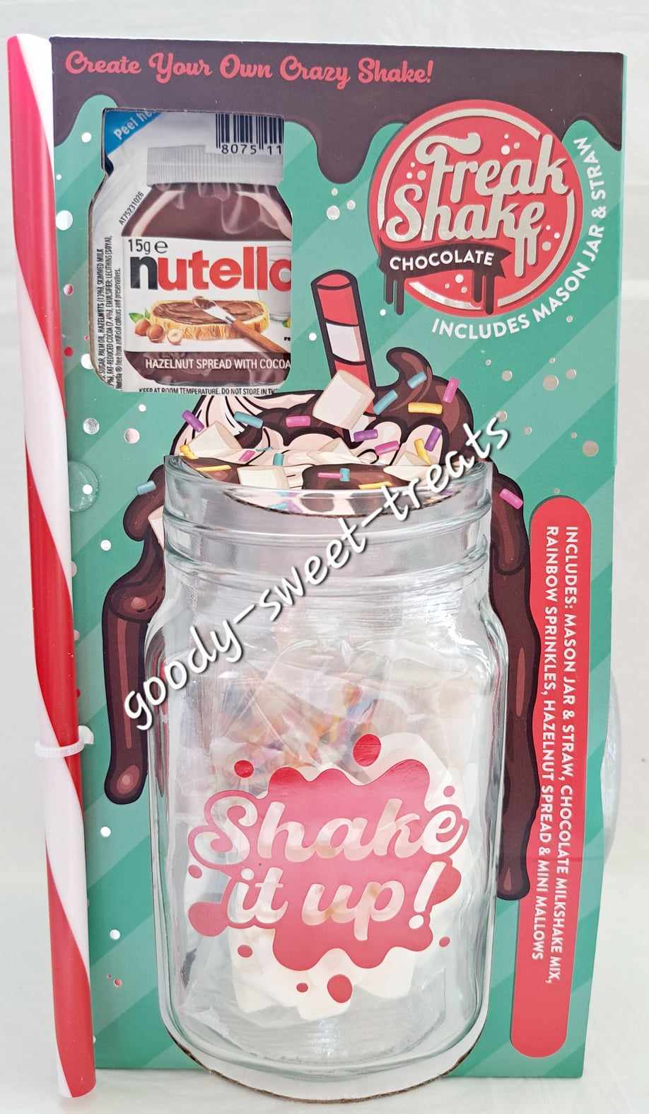 Nutella Milkshake Gift Set Or Willy Wonka Milkshake Fun Kit Christmas