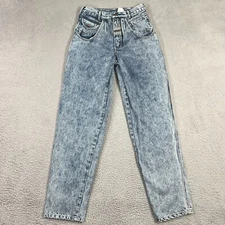 Vintage Gitano Acid Wash Jeans Size 14 26x29  Mom 90s