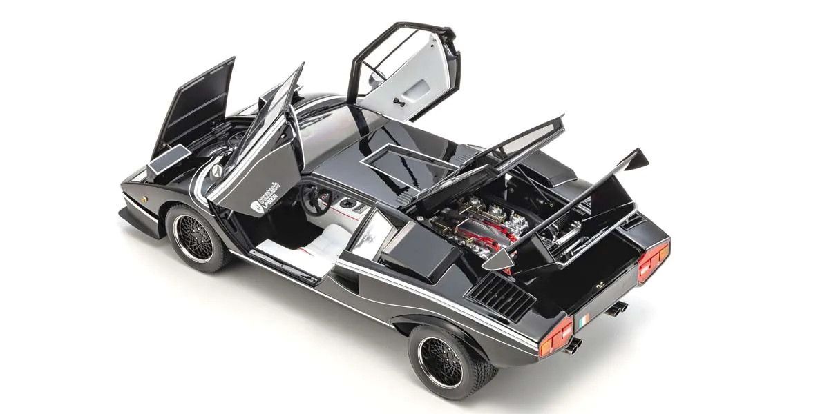 NEW KYOSHO 1/12 Lamborghini Countach LP500R Black Auto Scale