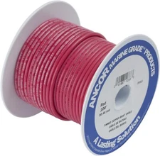 Ancor RED 14 AWG Boat Primary Electrical Wire Marine Tinned Copper 100FT Roll