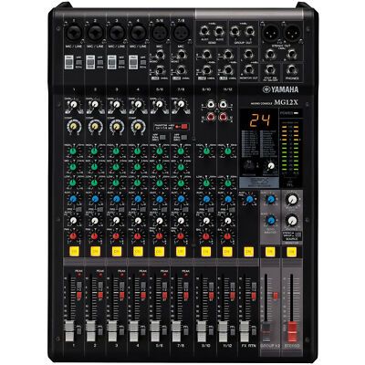 Yamaha MG12X | 12-Kanal-Mischpult für Live- und Studio-Anwendungen