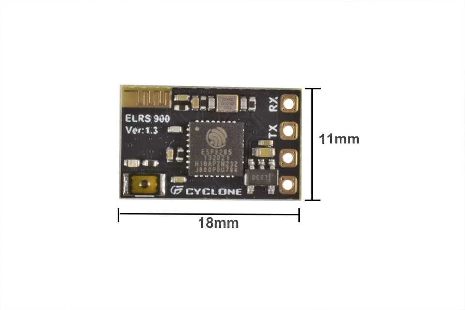 2,4GHz/915MHz ELRS Nano ELRS Empfänger mit T-Antenne für RC FPV Racing Drohne - Bild 2 von 4