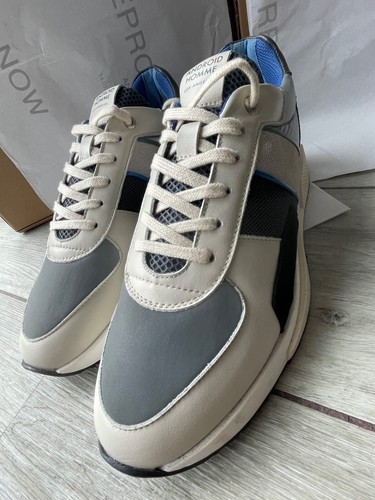 ANDROID HOMME BLUE WHITE MATADOR TRAINERS SHOES AHS-253 - UK 8 (42) - NEW BOX - Picture 15 of 19
