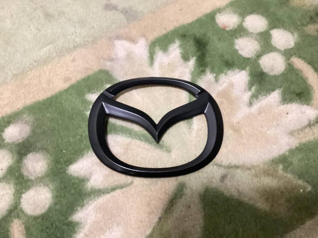 Mazda CX-60 Matte Black Matted Rear Emblem, Stock | Genuine OEM