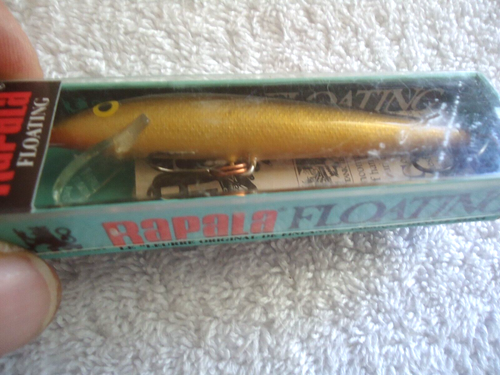 " NOS " Rapala Original Floating 31/2" Gold Color Lure " GREAT GIFT ITEM " - Picture 8 of 12