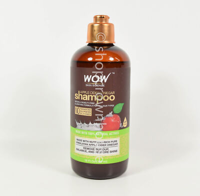 Wow Skin Science Apple Cider Vinegar Shampoo Vegan 10 fl oz