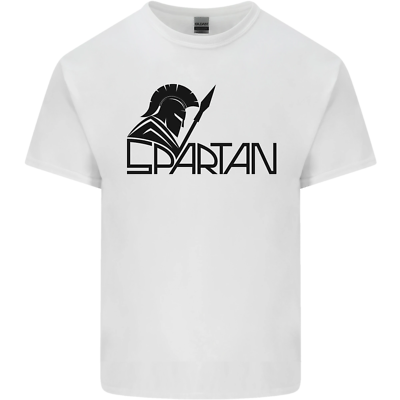 Spartan Gym Training Top Bodybuilding Kids T-Shirt Boys Girls | eBay