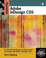 Adobe Indesign CS5 Paperback Terry Rydberg