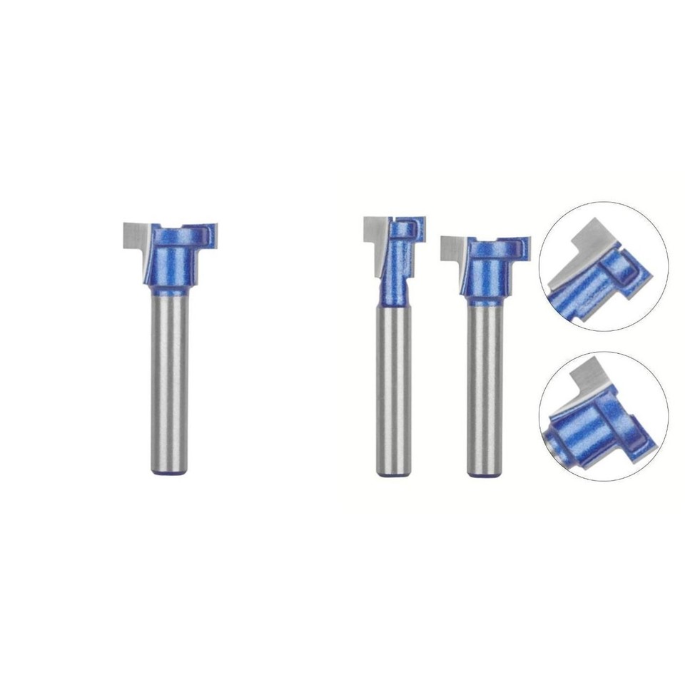DIY Home Improvement T-Slot Router Bit 6mm Shank Router Bit Plywood MDF ...