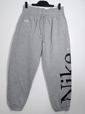 Nike Sportswear Women Phoenix Fleece High-Waisted Jogger Pants Gray Sz L 16.5x29