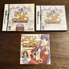 Legacy of Ys: Books I & II (Nintendo DS) Complete CIB W Soundtrack - Authentic