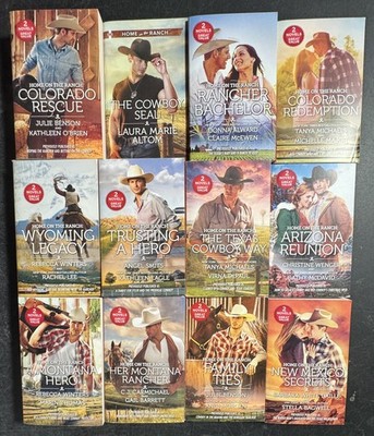 HOME ON THE RANCH Lot 23 Novels Harlequin Cowboy