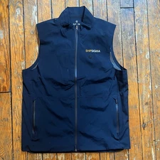 G/FORE Golf Repeller 2.0 Water Repellent Vest Men’s Large Black Logo Shipsigma