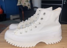 Zapatos de plataforma Converse Chuck Taylor All Star Lugged 2.0 unisex blancos
