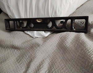 L.S.S. Co. Metal Box Beam Level Black/Silver Athol, Mass USA
