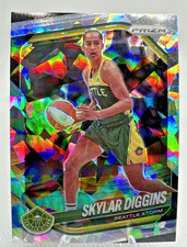 Skylar Diggins 2025 Panini Prizm WNBA Cracked Ice #123 Seattle Storm