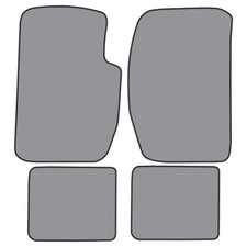 Floor Mats For 1987-1989 Dodge Raider 2dr P12f Fm18r Cutpile 4pc