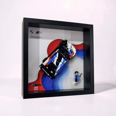 Vitrinenrahmen Koffer für LEGO  Speed Champions BMW M4 GT3 76922