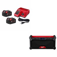 Milwaukee 48-59-1852B-2952-20 M18 18V Starter Kit  Jobsite Radio