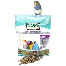 Mini Pellets Bird Food for Budgies, Cockatiels, Parrotlets, Lovebirds, Parake...