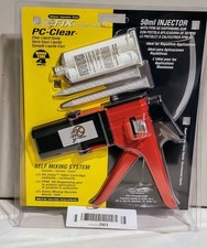 Pc Products  Epoxy  PC Clear Liquid Kit  50ml Mixing Gun 2 Nozzles Adhesive