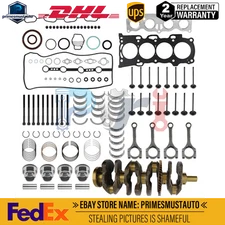 2AZ-FE 2.4L Engine Rebuild Overhaul Kit Crankshaft Rods Gaskets For Toyota Camry
