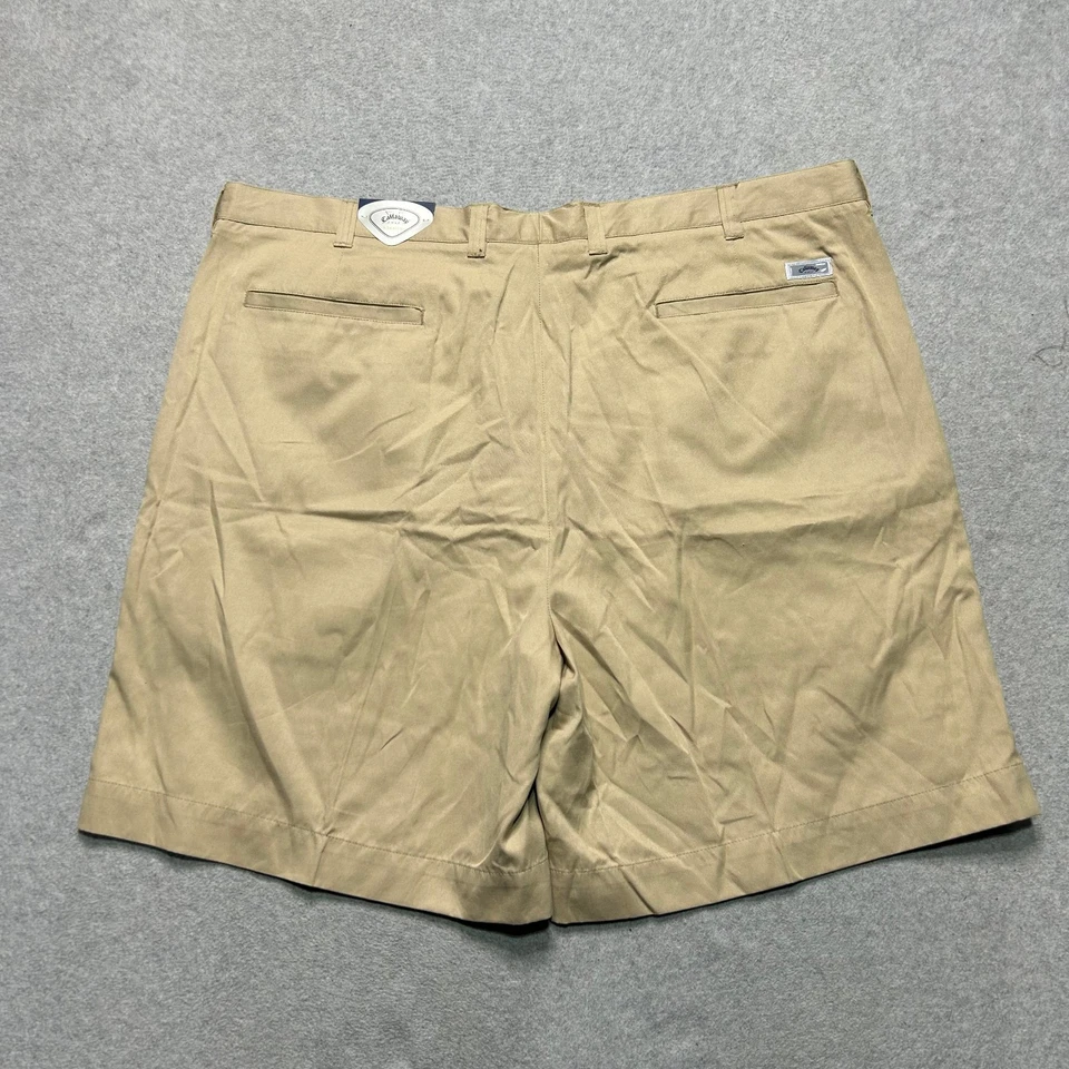 Pantalones Cortos de Golf Callaway Serie X para Hombres 44 Caqui 8" Plisados Ligeros Informales Foto 2 de 4