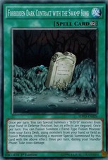 SDPD-EN026 FORBIDDEN DARK CONTRACT WITH THE SWAMP KING COMMON 1ST ED YuGiOh CARD