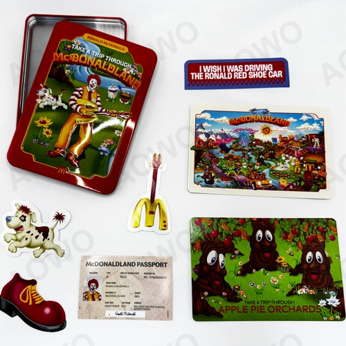 2025 Mc Donald Land Adult Happymeal Toy Tins Unopened Complete Set All 6 Tins - Imagen 6 de 17