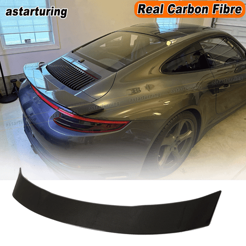 For Porsche 911 991.1 991.2 2012-2018 Real Carbon Fiber Rear Trunk Spoiler Wing  - Bild 1 von 11