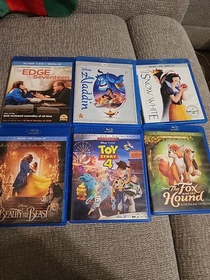 Lot Of 6 Blu-Rays. 5 Disney, And Edge Of 17. See Pics For All Titles