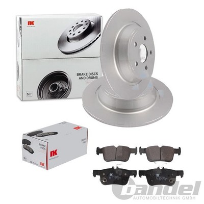 NK BREMSSCHEIBEN 316mm + BELÄGE HINTEN passend für FORD GALAXY CK S-MAX CJ EDGE