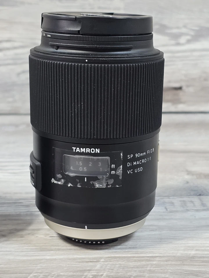 Lente principal Tamron SP 90 mm f/2,8 Di Macro (F017) USD para montaje Sony A con HF017 Foto 2 de 4