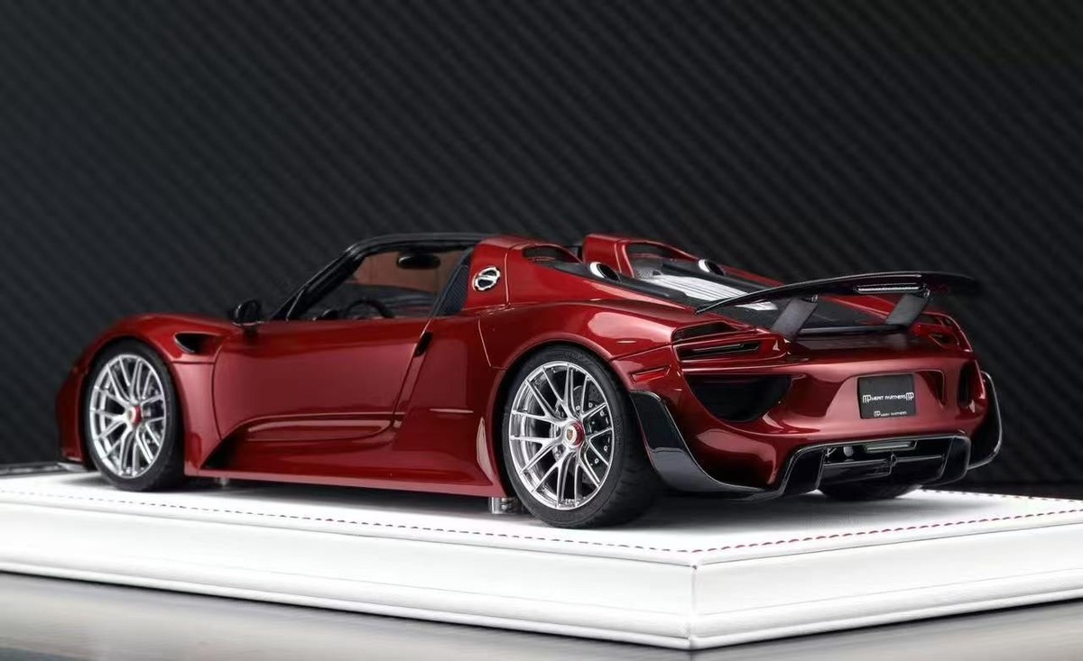 Porsche 918 Spyder (Metallic Red) [Davis & Giovanni] 1:18 scale | eBay